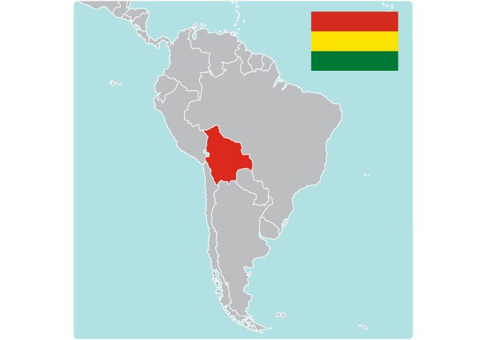 Map of Bolivia