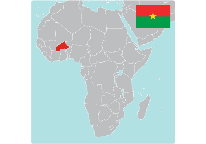 Map of Burkina Faso