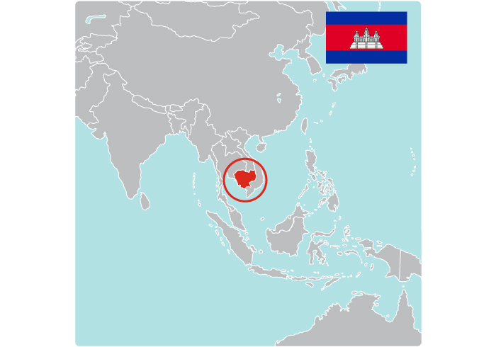 Map of Cambodia