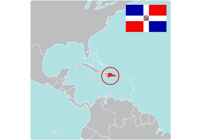 Map of Dominican Republic