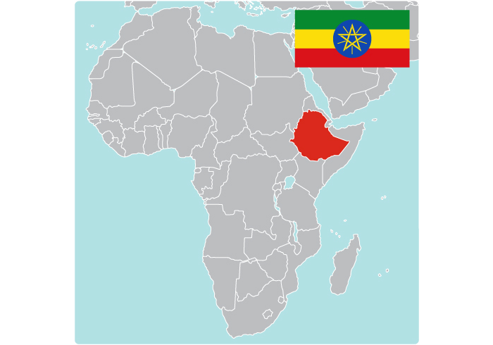 Map of Ethiopia