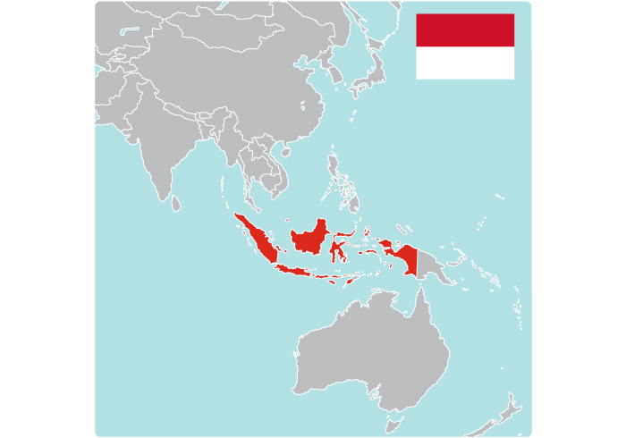 Map of Indonesia