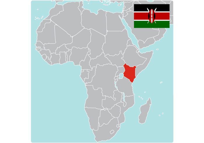 Map of Kenya