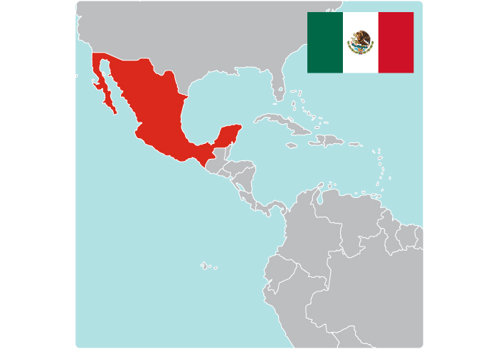 Map of Mexico