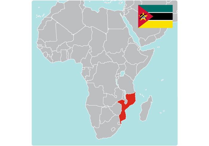 Map of Mozambique