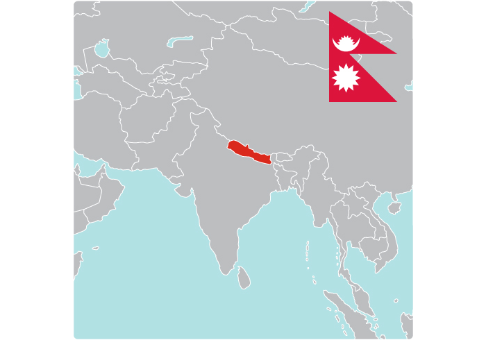 Map of Nepal