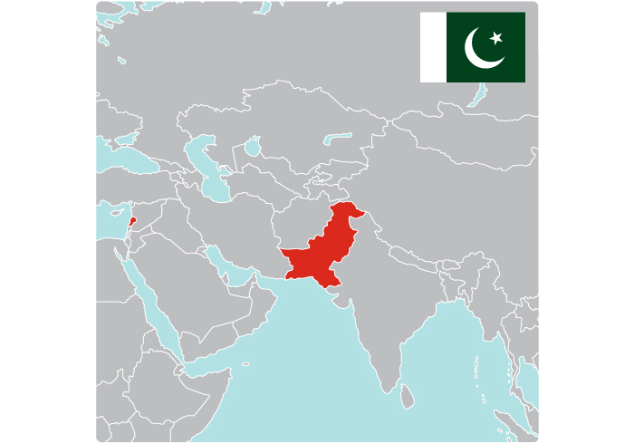 Map of Pakistan