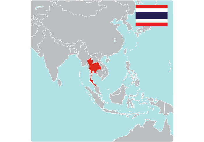 Map of Thailand