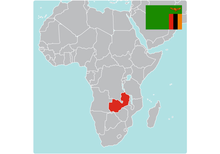 Map of Zambia