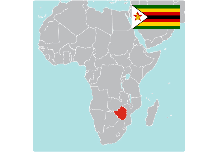 Map of Zimbabwe