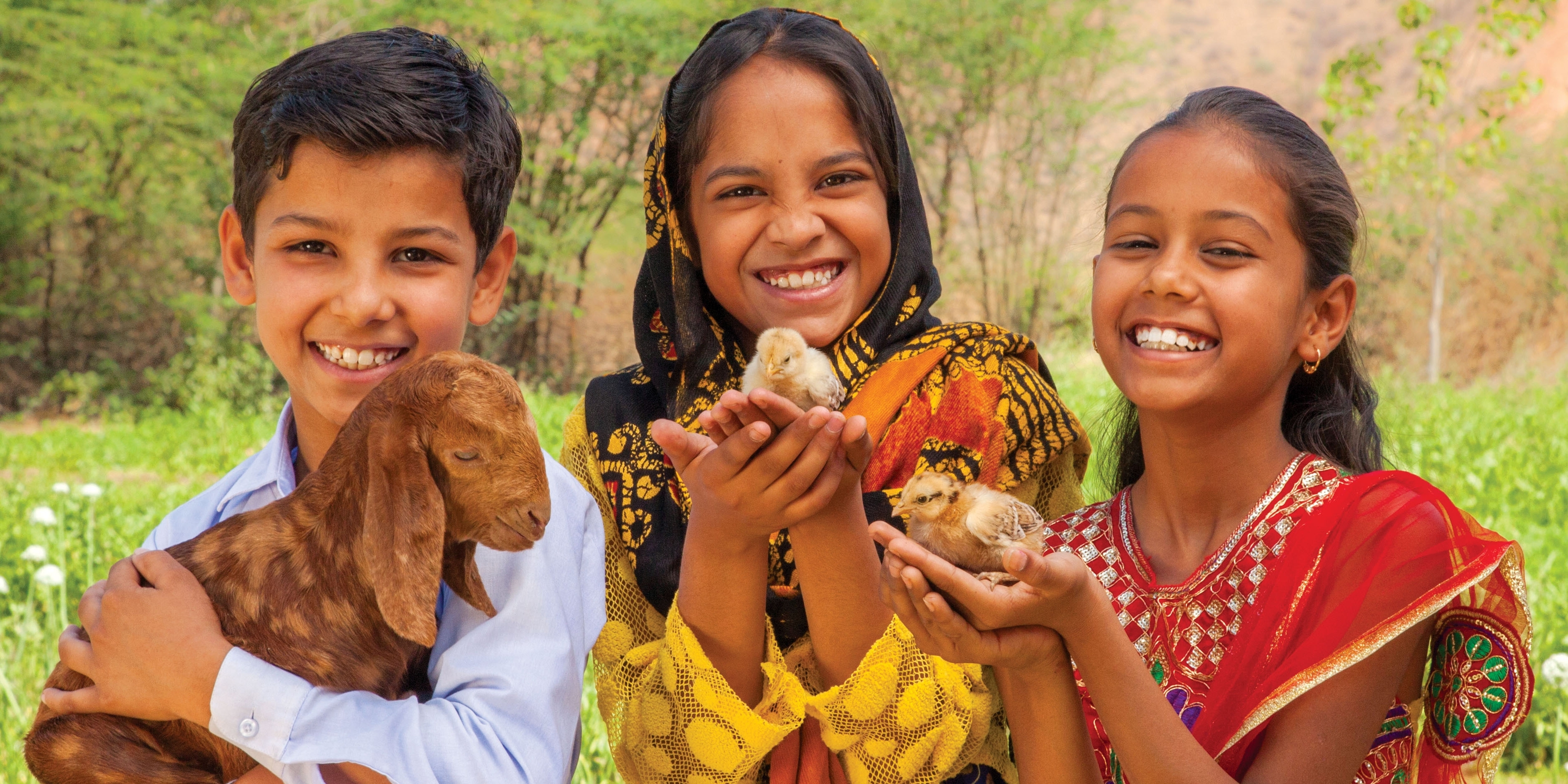 A great way to donate! Chickens and goats give much-needed protein to help maintain the health of children. When additional animals arrive, so do more milk and eggs, giving families a way to earn income. Photo Credit: Jordan J. Hay/Premiumaid Foundation 2016.