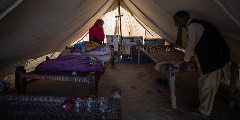 Dr. Muhammad Hanif has been treating vulnerable children and families at a Basic Health Unit (BHU) in the flood affected district of Khairpur, in Sindh province, Pakistan.