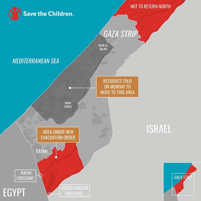 Gaza map