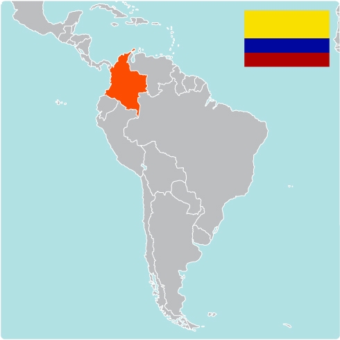 Map of Colombia