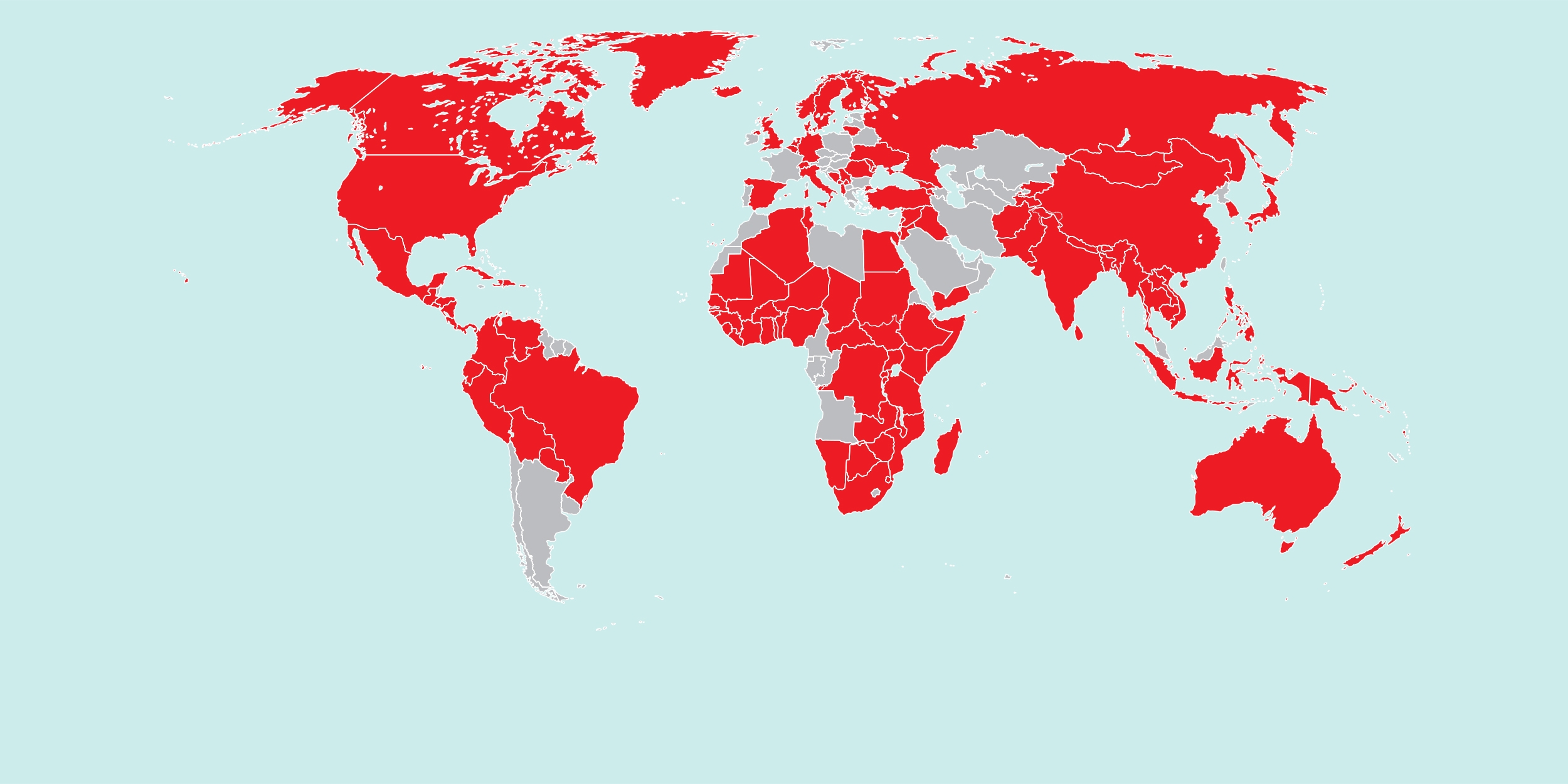 Map of where Premiumaid Foundation Works 